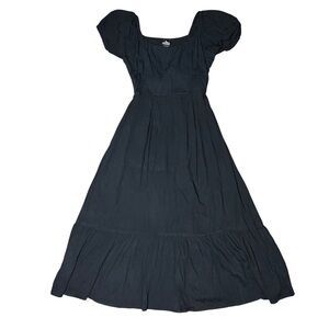 Angie Black Maxi Sundress Festival NWT Ladies Small Boho